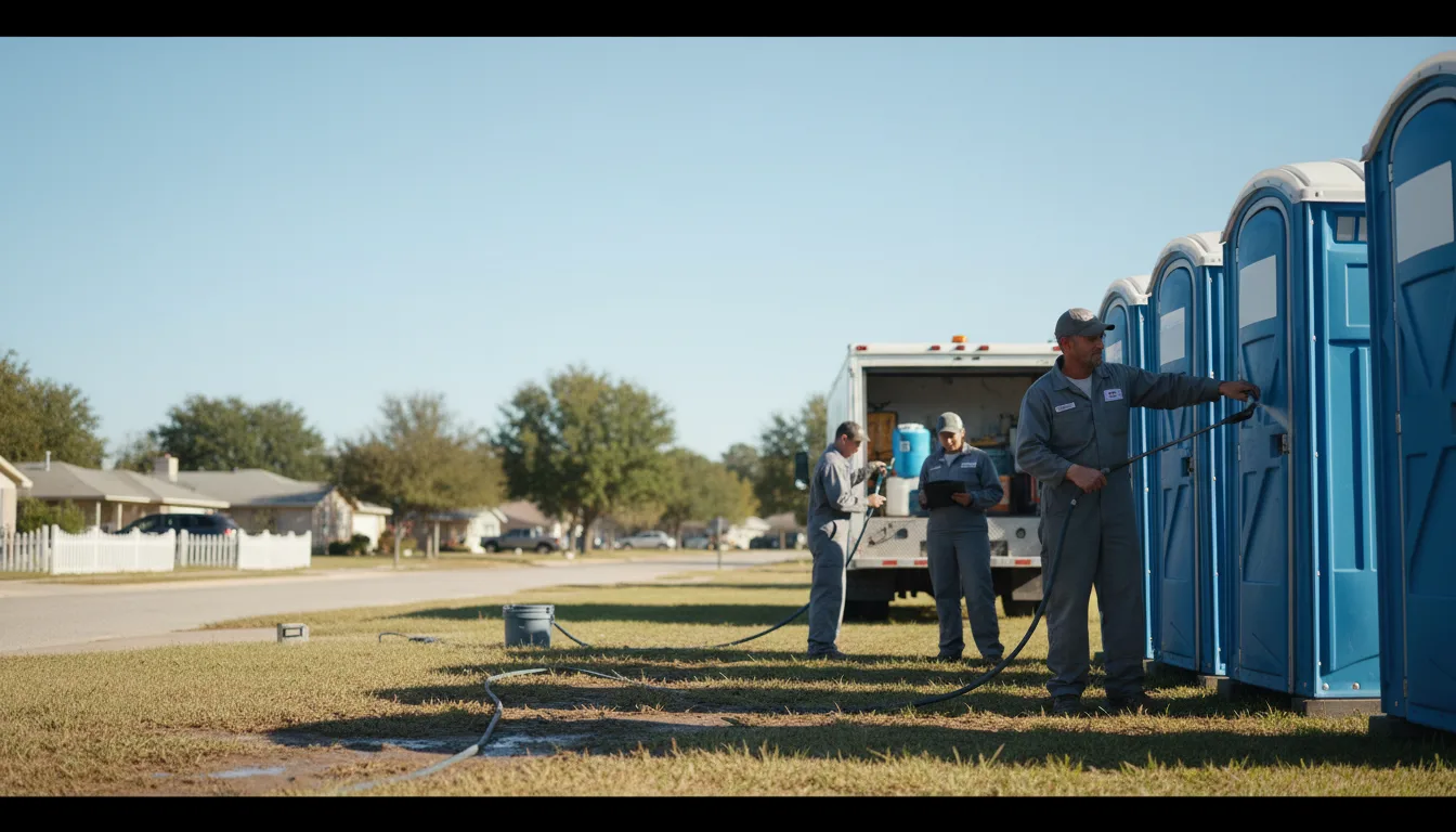 Long-Term Portable Toilet Rental in Lamoure, ND near me